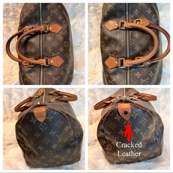 Authentic Louis Vuitton LV Monogram Speedy 35 handbag bag purse - Picture 6 of 15